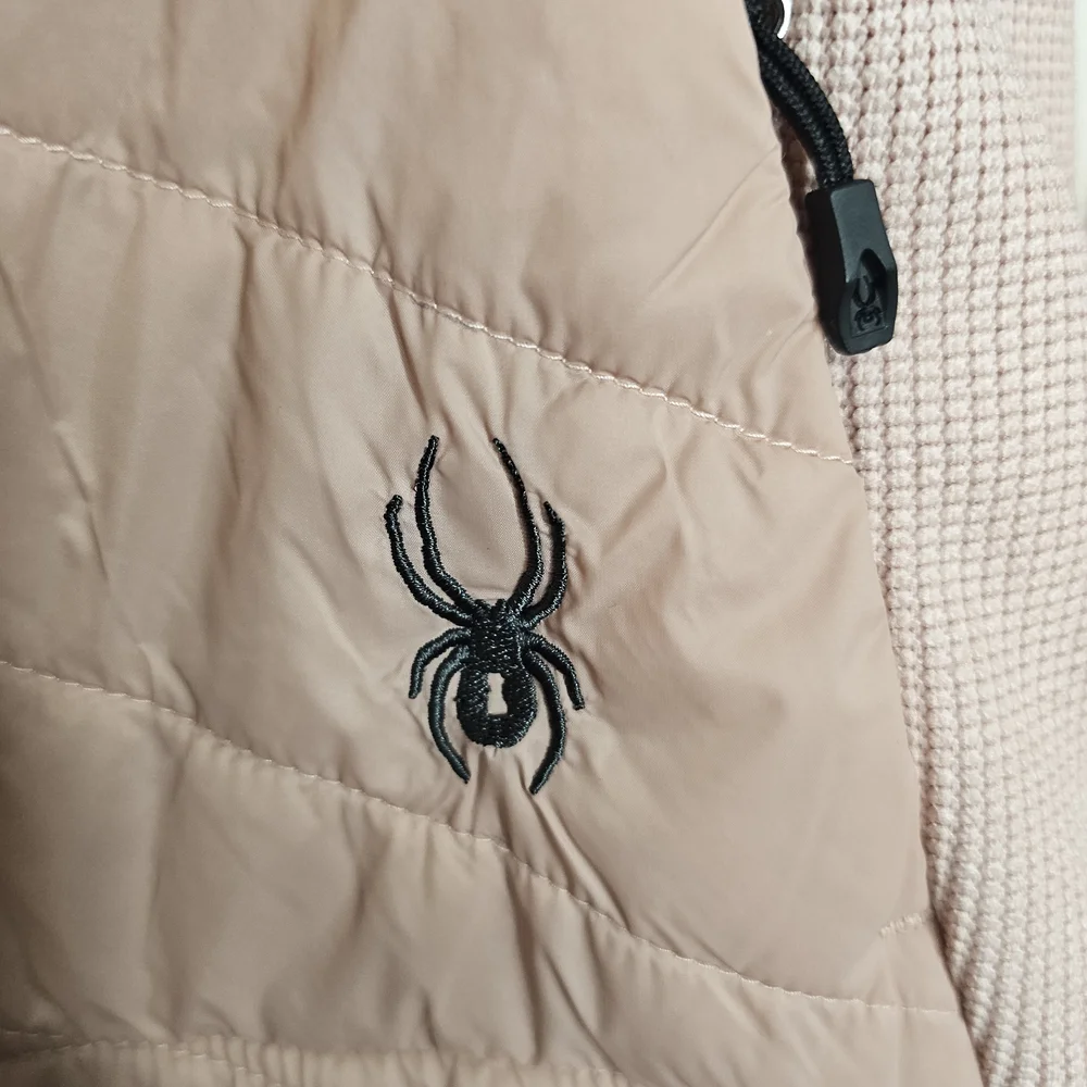 Spyder Pink Quilted Fleece Zip Jacket Women’s S Winter Cozy Ski Streetwear - Picture 4 of 12